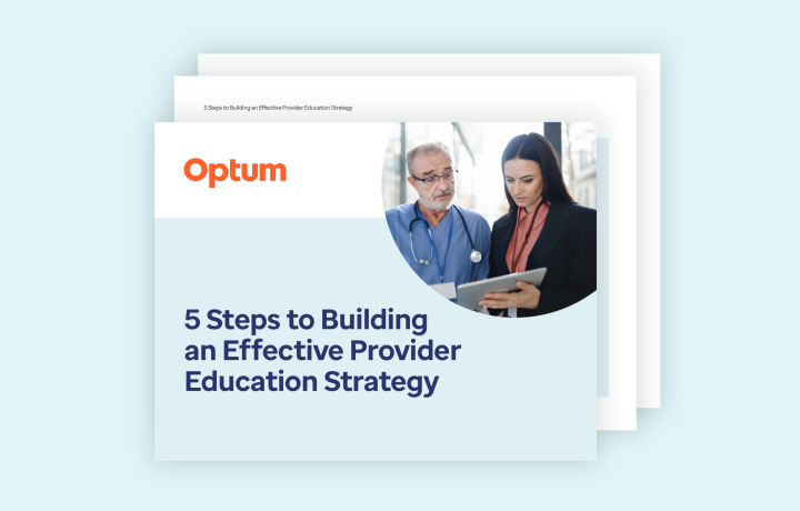 Best practices for building a provider education strategy